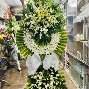 Lẵng Hoa Chia Buồn Tang Lễ 499