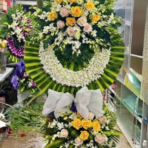Hoa Viếng Chia Buồn Tang Lễ HCB495