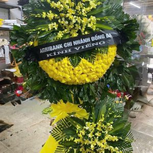 Lẵng Hoa Viếng Chia Buồn Tang Lễ Hà Nội HCB493