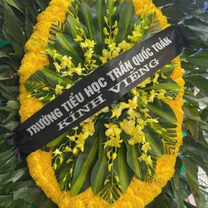 Đặt Vòng Hoa Viếng Chia Buồn Tang Lễ Hà Nội HCB406