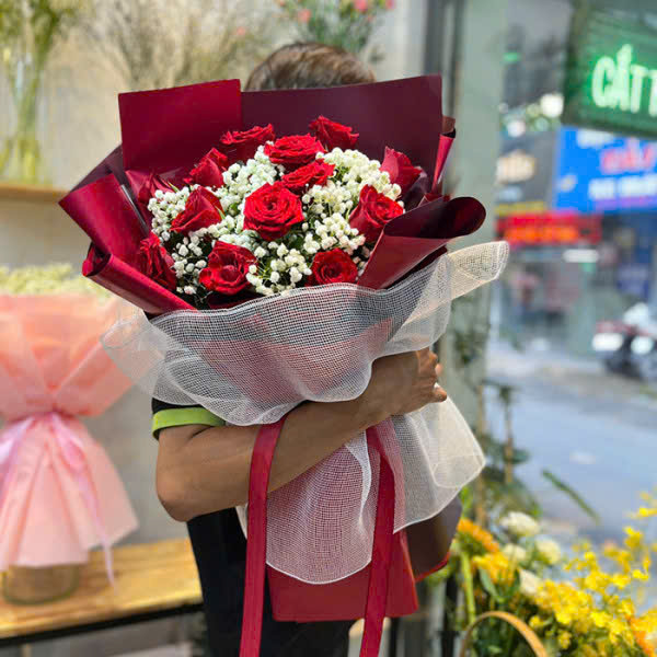 Bó hoa tươi nhớ em HB813