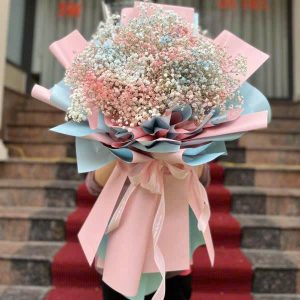 Hoa bó baby sắc màu HB819